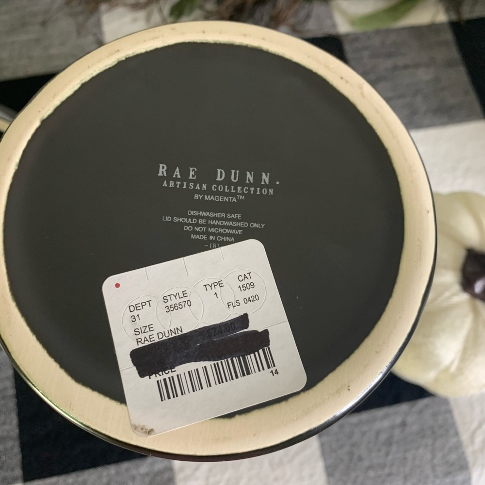NWT🖤 Rae Dunn Black “Snack” Canister with Lid - Picture 5 of 8